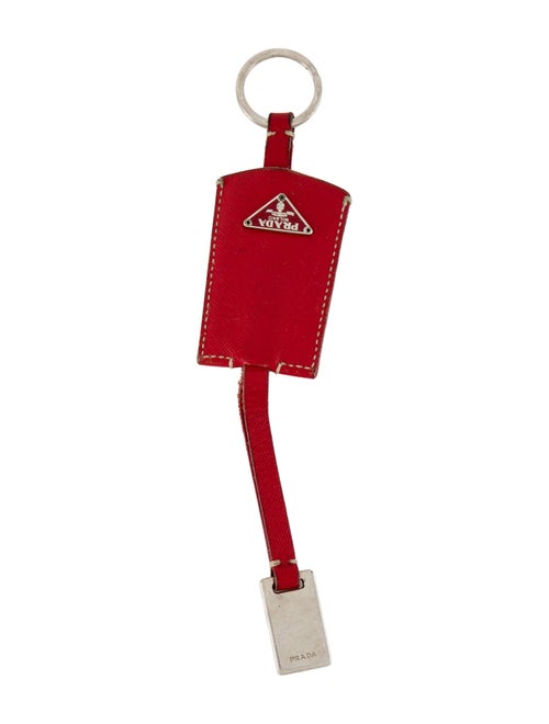 Prada Leather Keychain