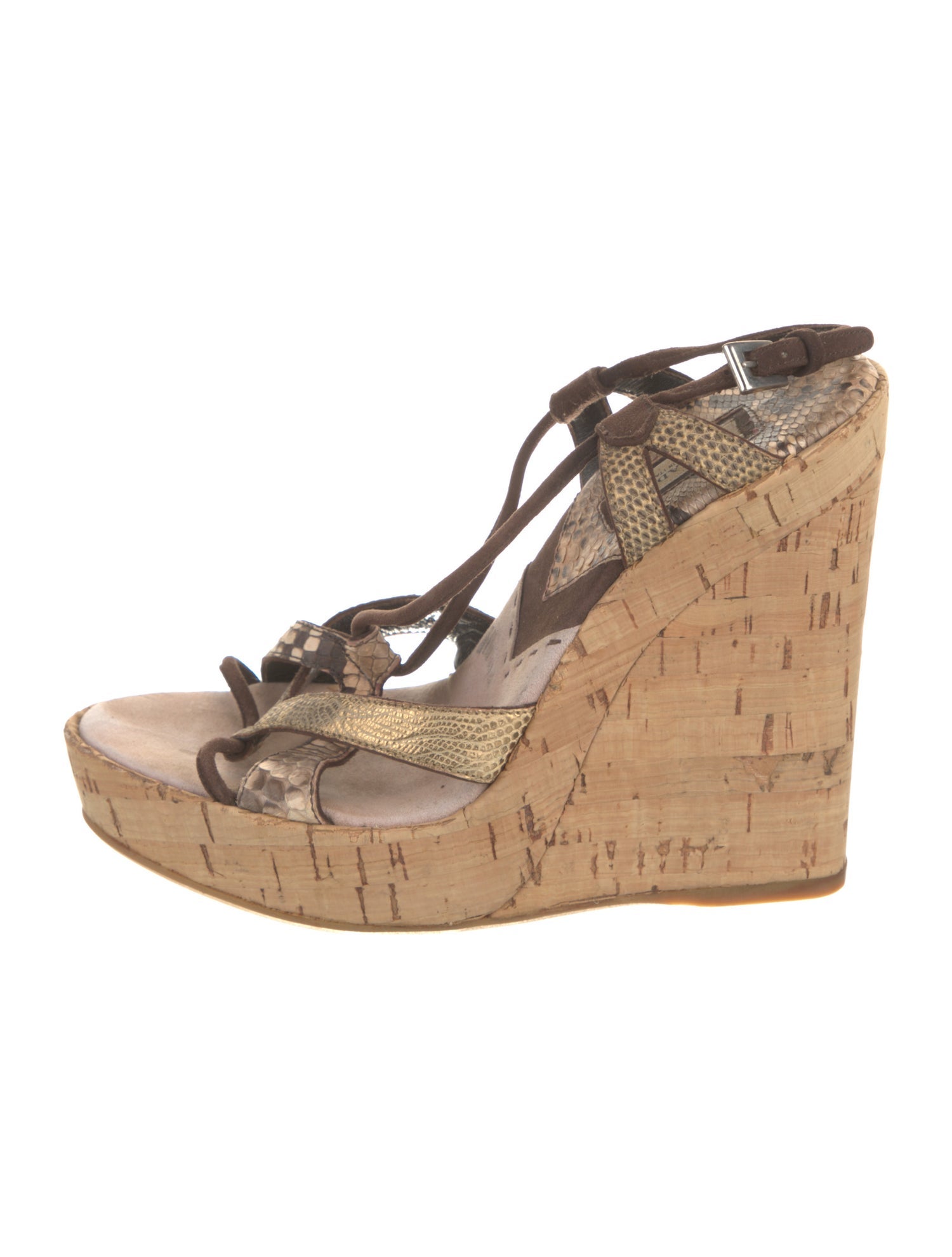 Prada Leather Glitter Accents