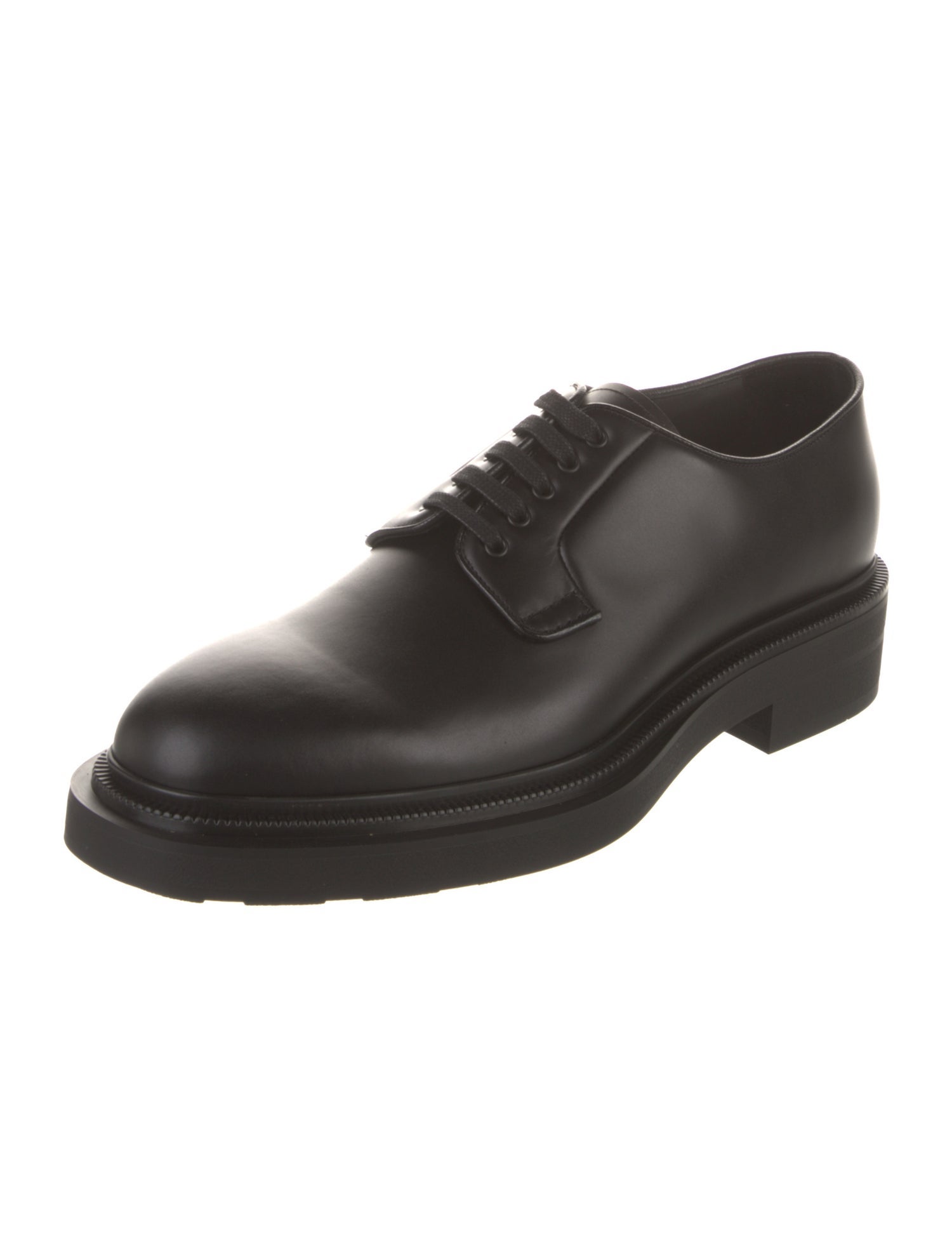 Prada Leather Derby Shoes