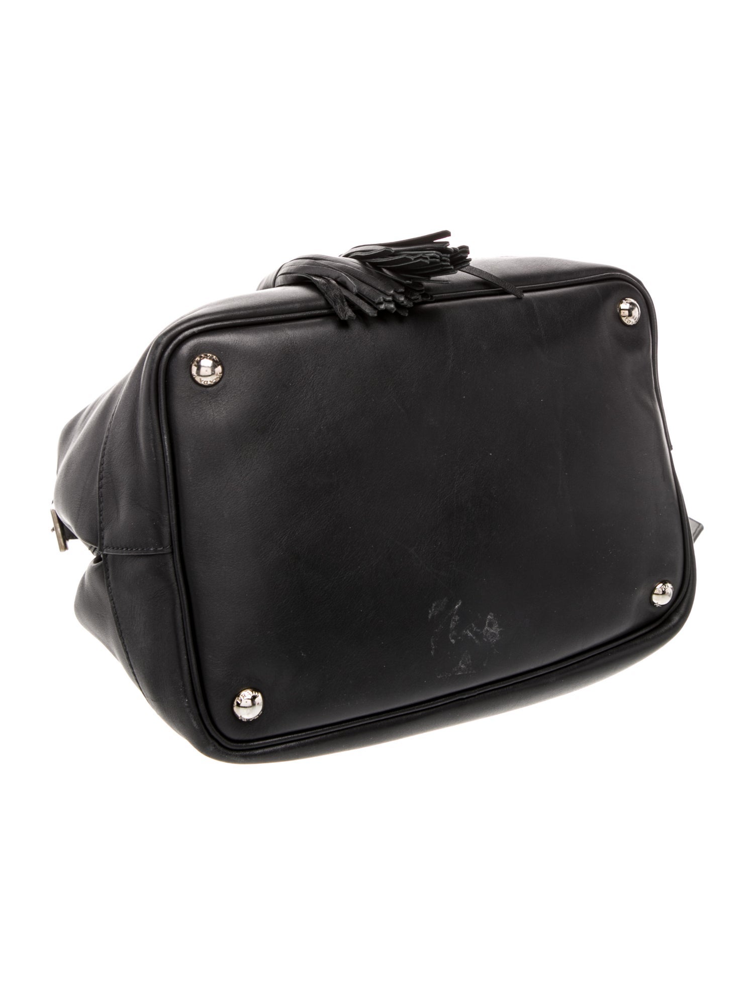 Prada City Calf Leather Bucket Bag