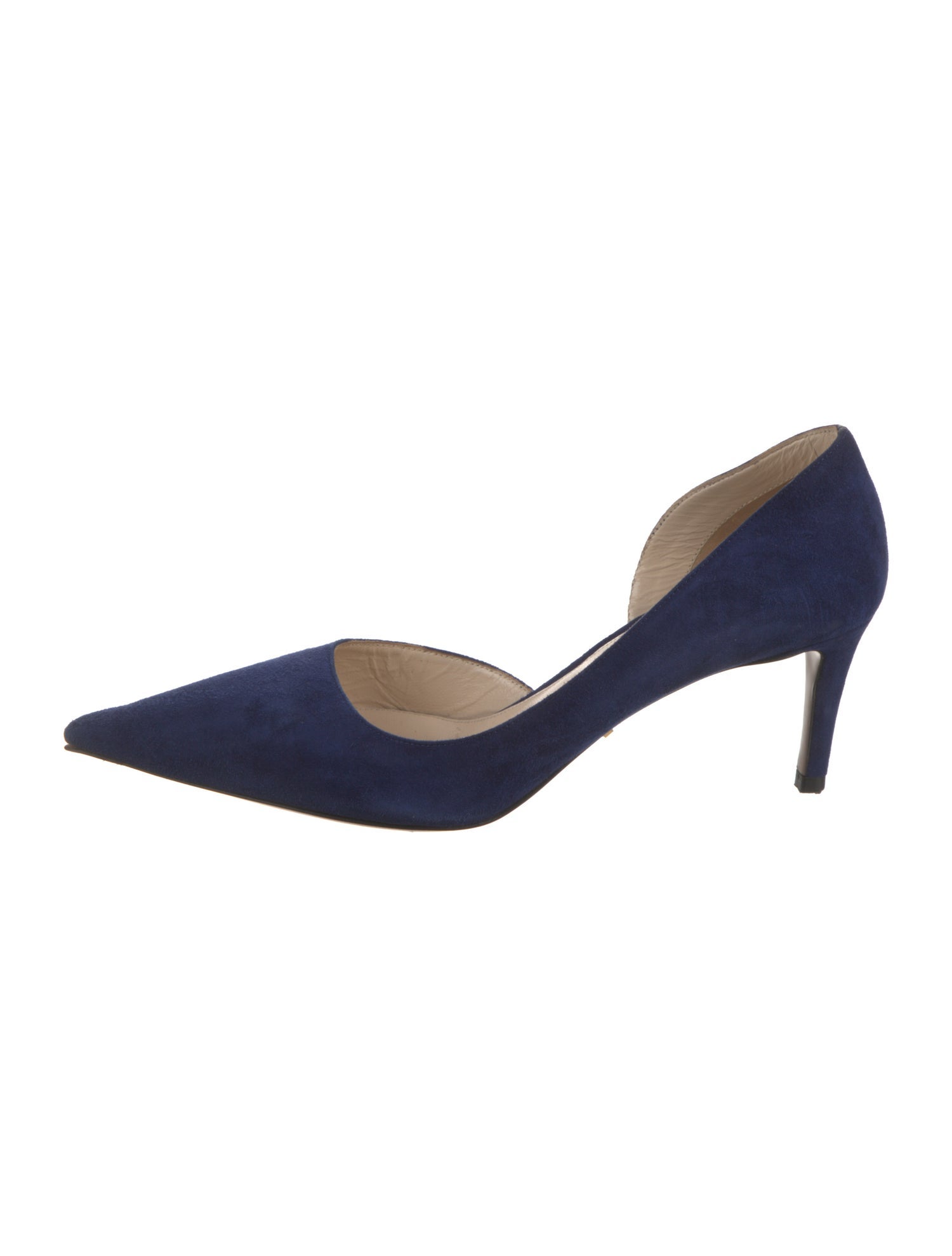 Prada Suede D'Orsay Pumps