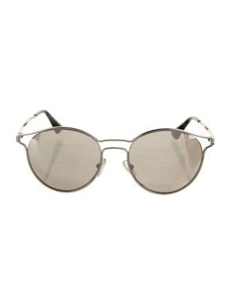 Prada Round Mirrored Sunglasses