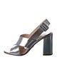 Prada Leather Slingback Sandals