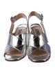 Prada Leather Slingback Sandals