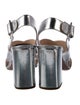 Prada Leather Slingback Sandals