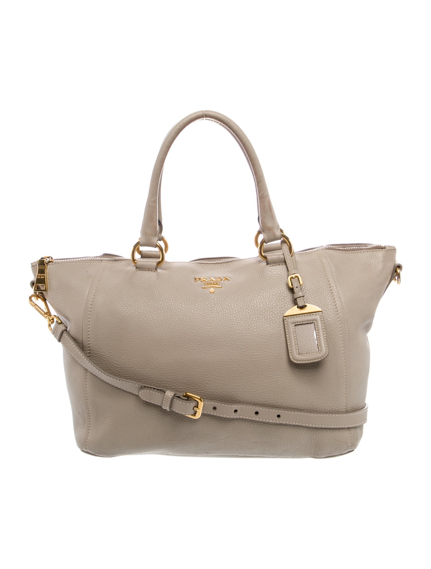 Prada Vitello Daino Leather Crossbody Bag