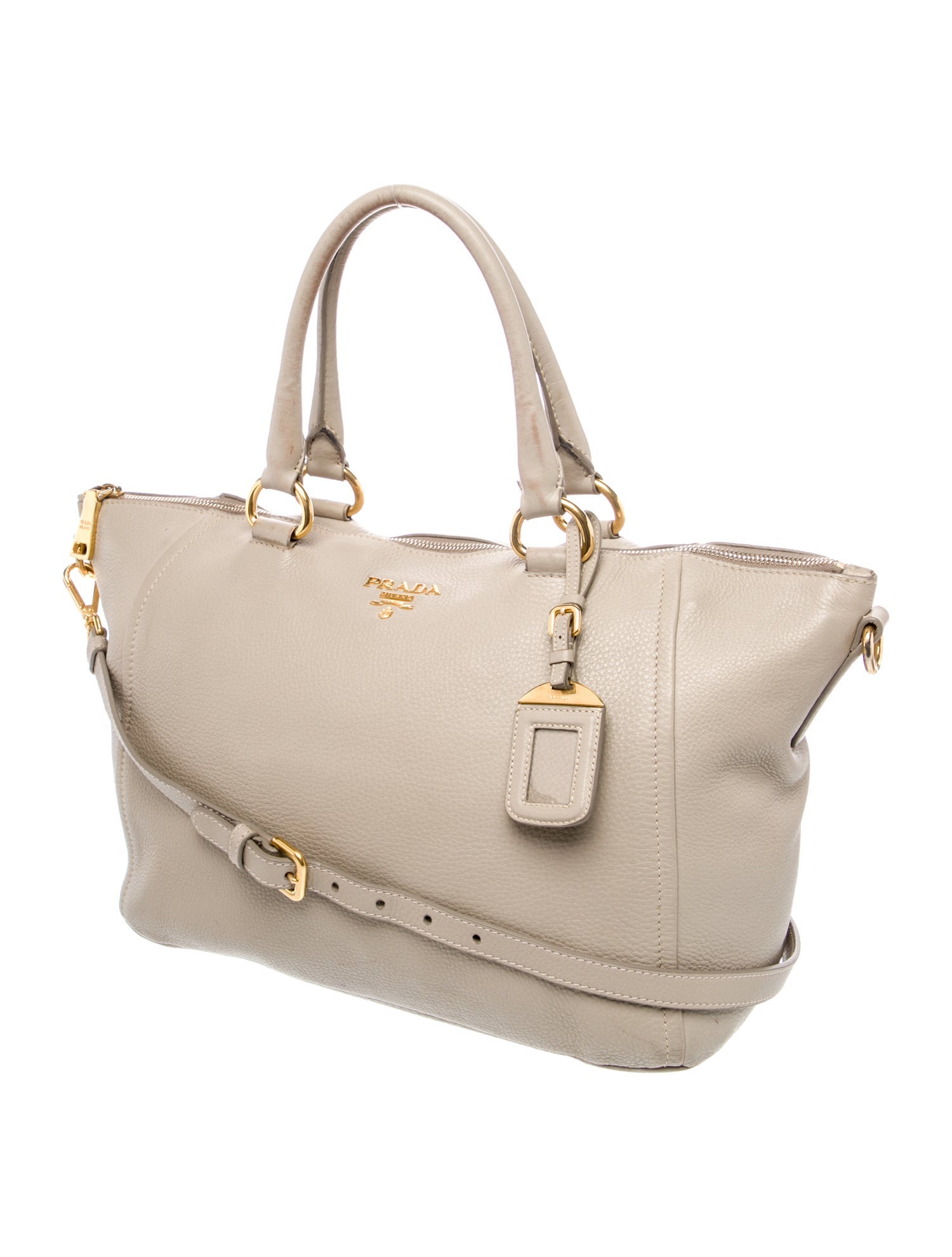 Prada Vitello Daino Leather Crossbody Bag