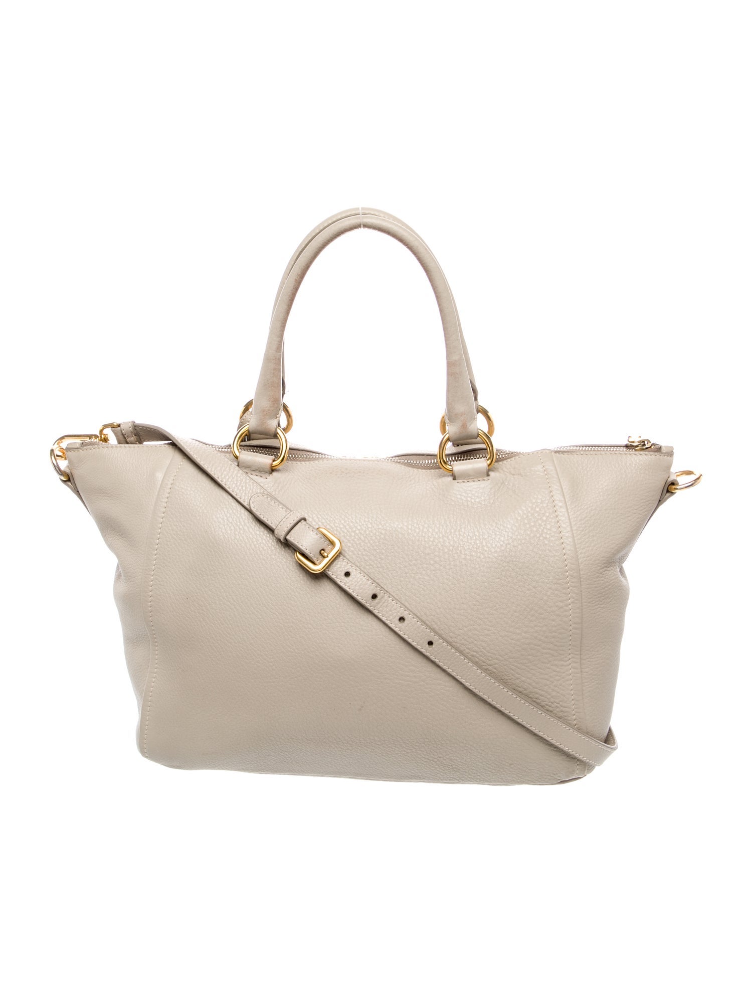 Prada Vitello Daino Leather Crossbody Bag