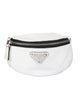Prada Enameled Metal Triangle Arm Band Pouch