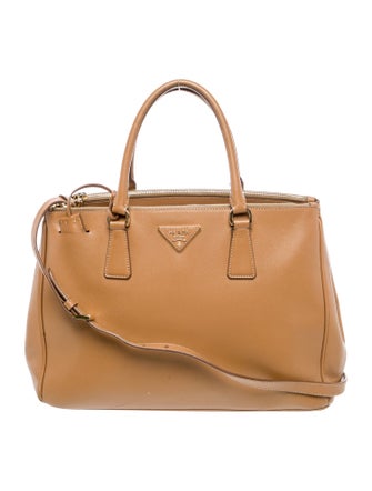 Prada Saffiano Lux Leather Galleria Double Zip Medium
