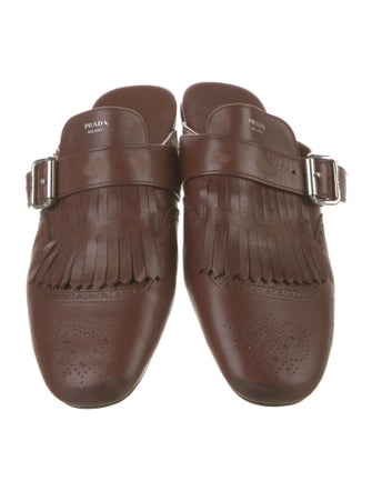 Prada Leather Mules