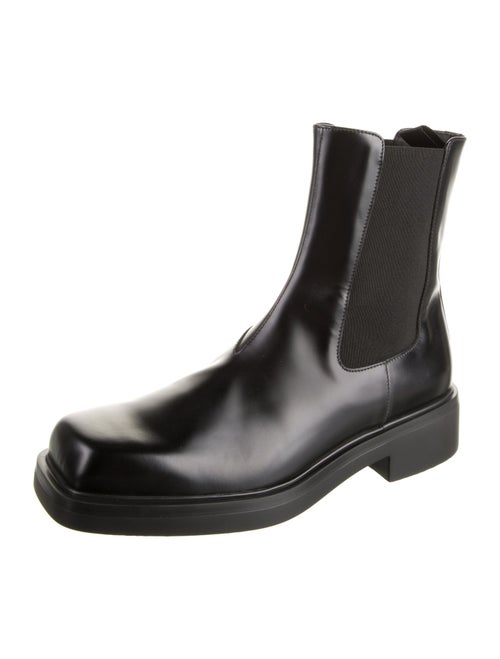 Prada Leather Chelsea Boots