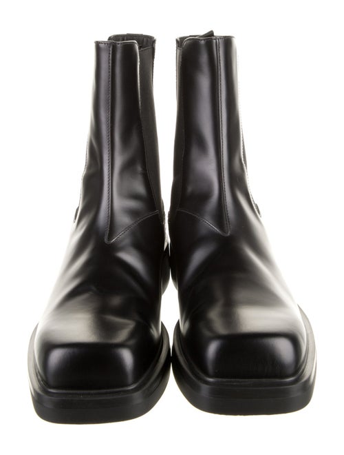 Prada Leather Chelsea Boots