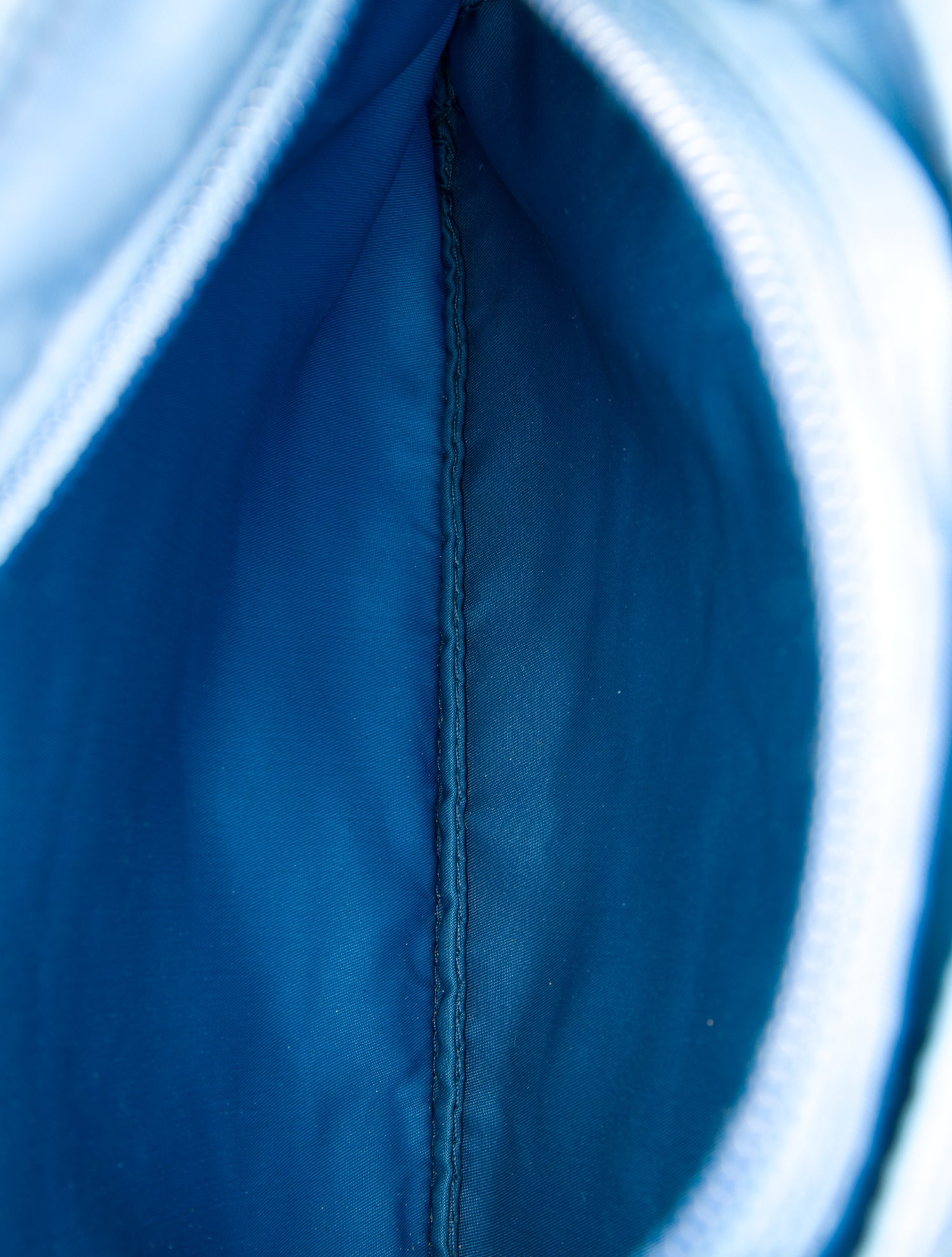 Prada Enameled Metal Triangle Messenger Bag