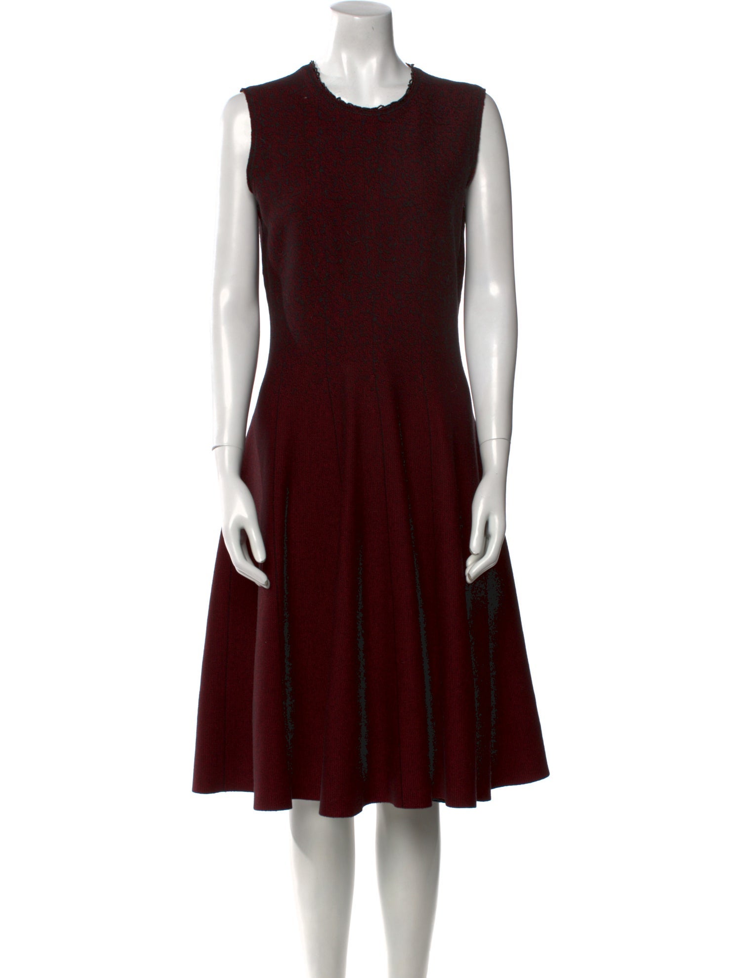 Prada Virgin Wool Knee-Length Dress
