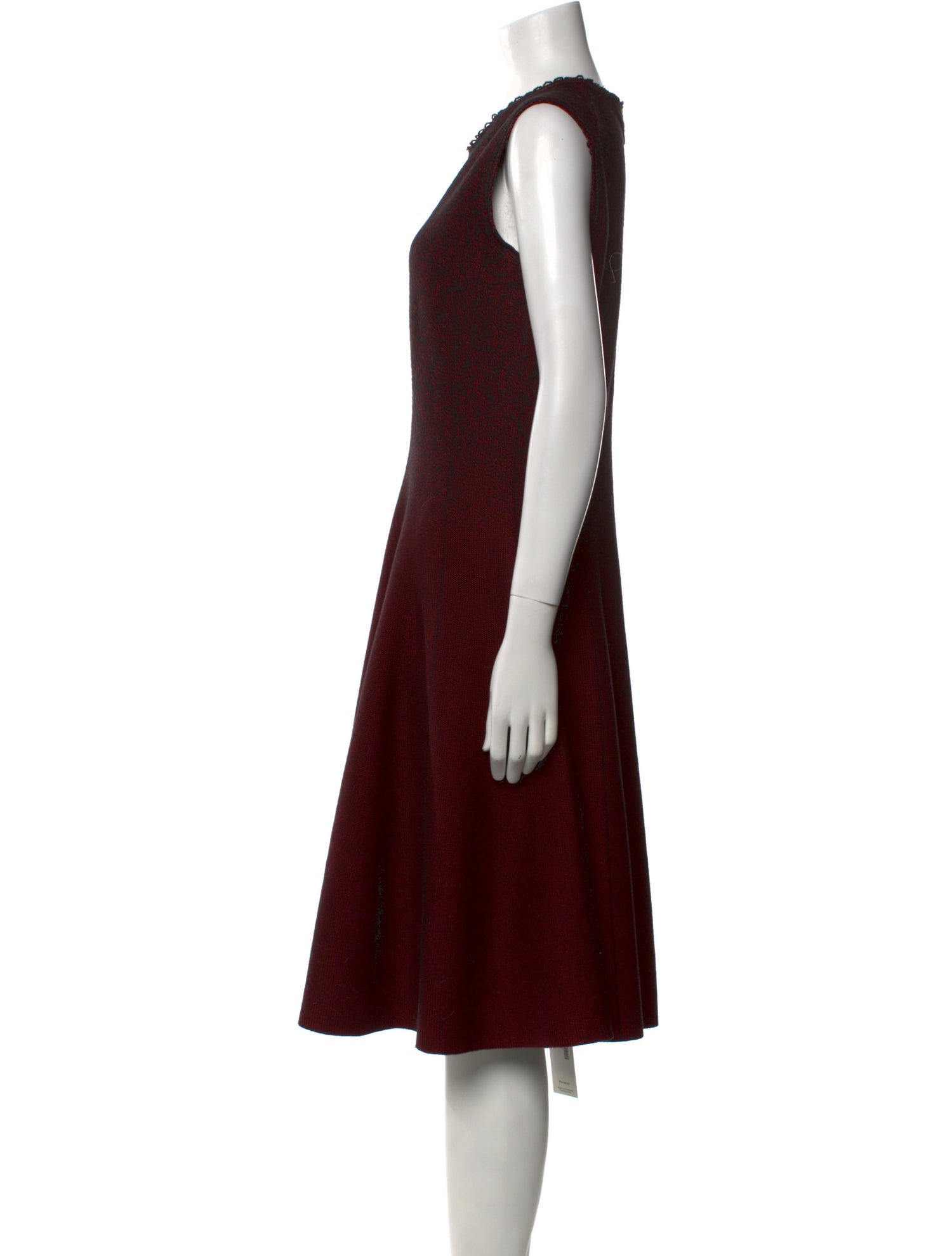 Prada Virgin Wool Knee-Length Dress