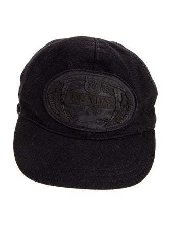 Prada Signature Logo Wool Cap