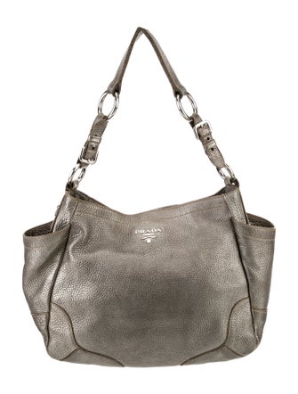Prada Vitello Daino Leather Hobo
