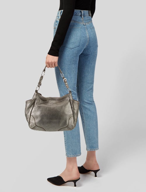 Prada Vitello Daino Leather Hobo