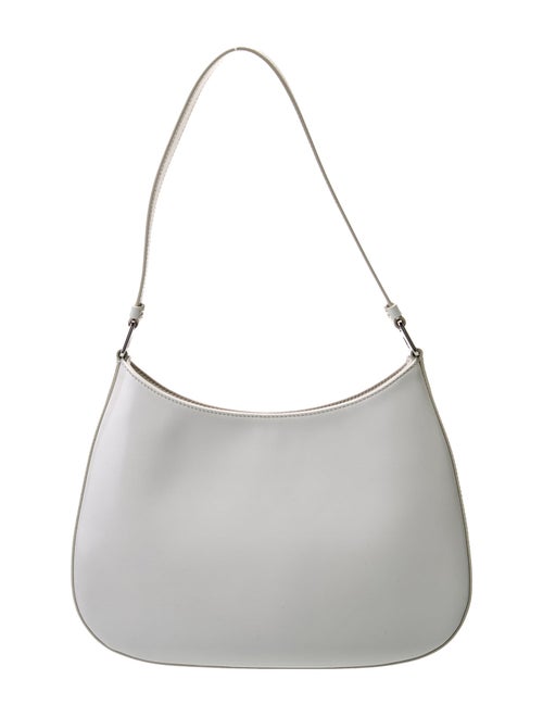 Prada Enameled Metal Triangle Cleo