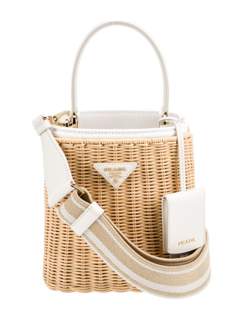 Prada Saffiano Cuir Leather Midollino