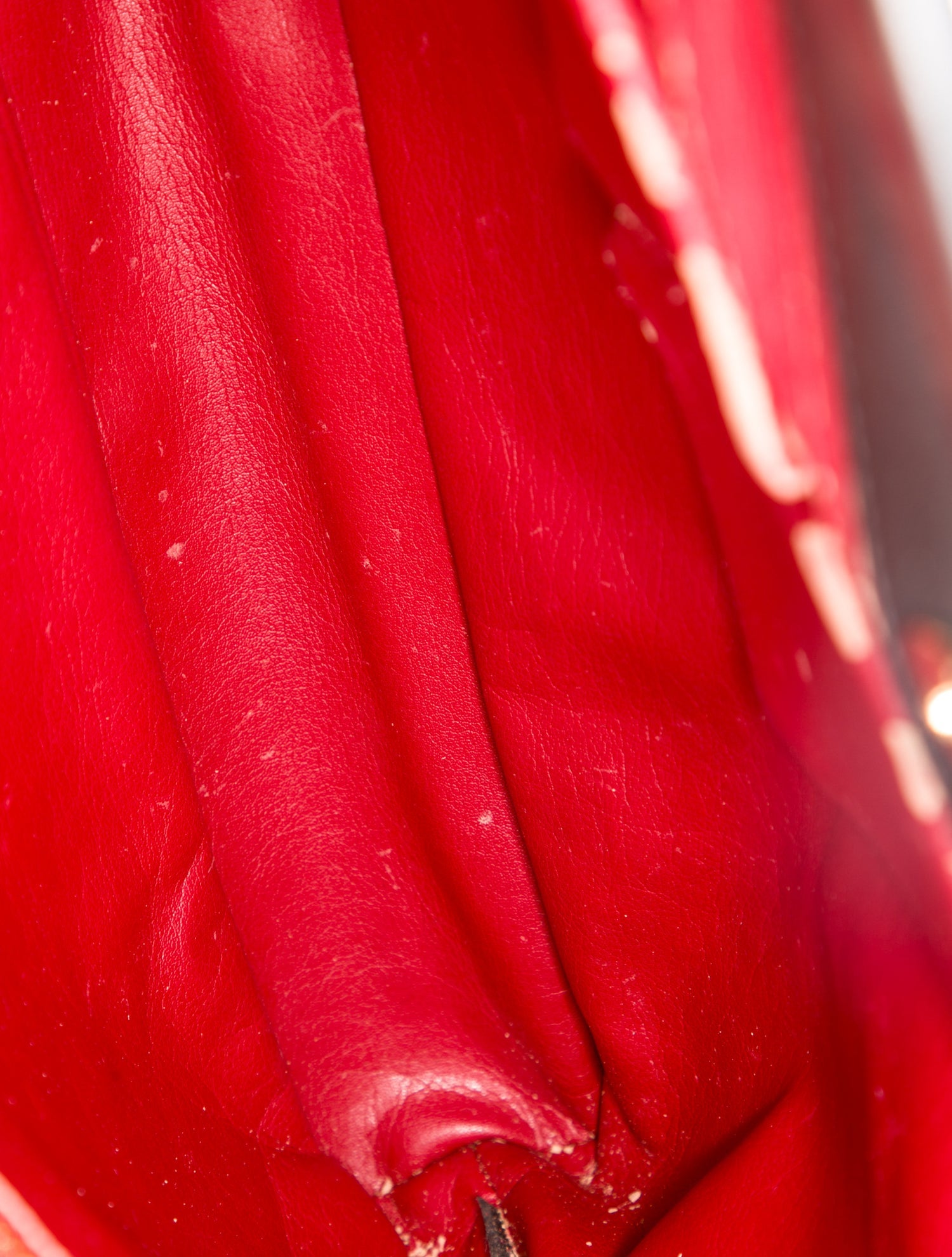 Prada Enameled Metal Triangle Clutch