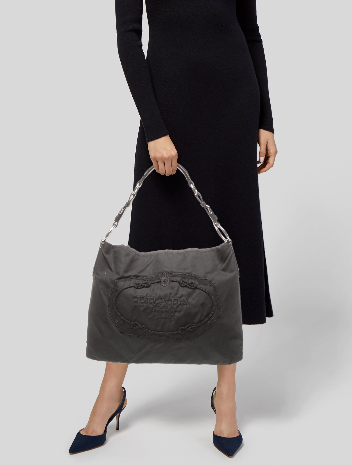 Prada Tessuto Nylon Shoulder Bag