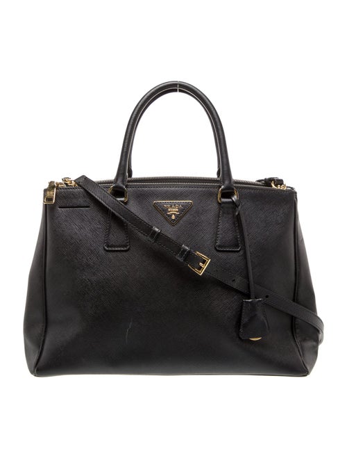 Prada Saffiano Lux Leather Galleria Double Zip Large