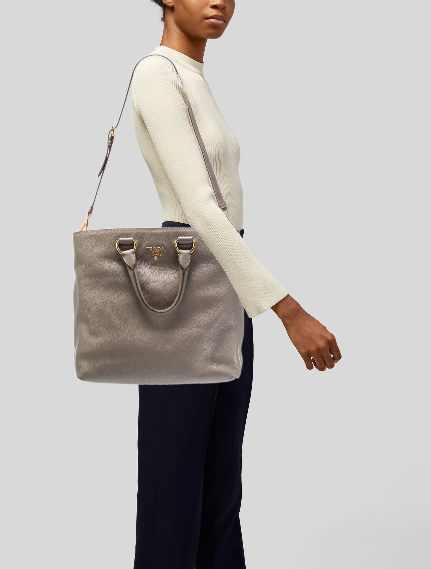 Prada Signature Shoulder Bag