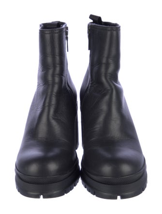Prada Leather Chelsea Boots