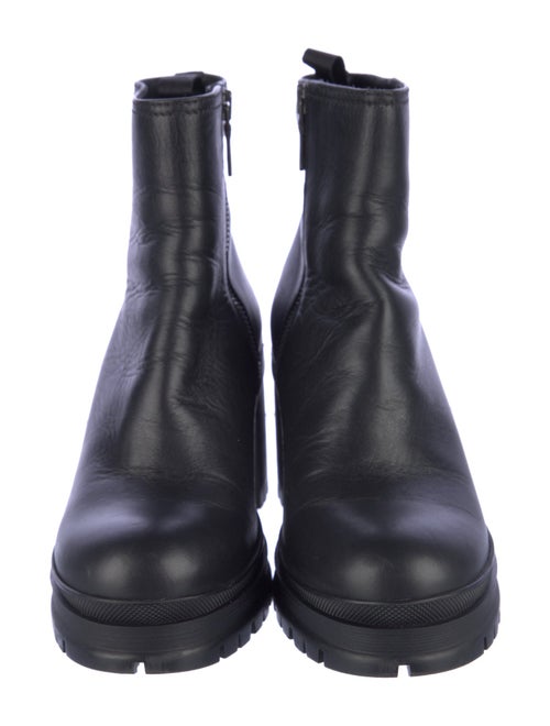 Prada Leather Chelsea Boots