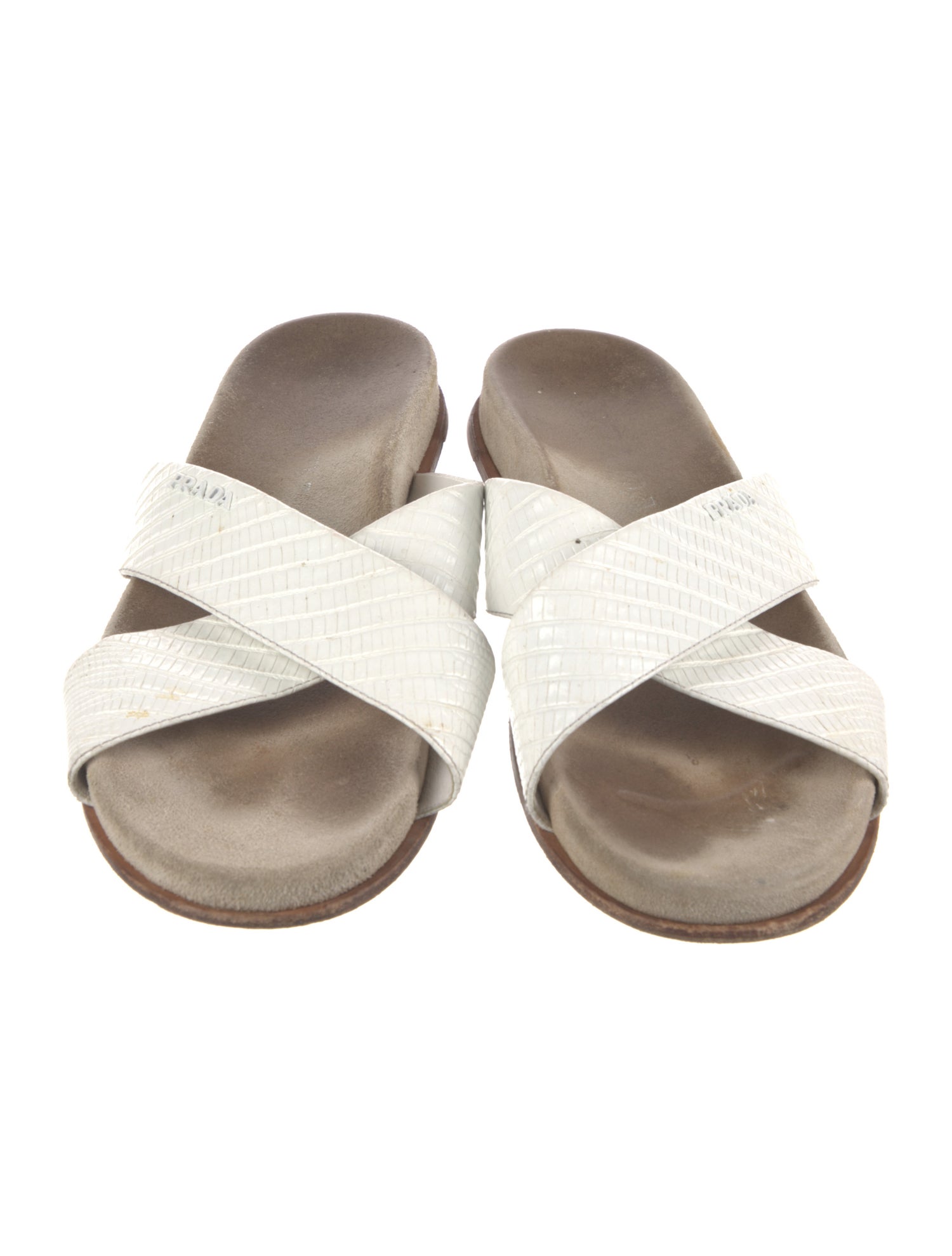 Prada Leather Slides