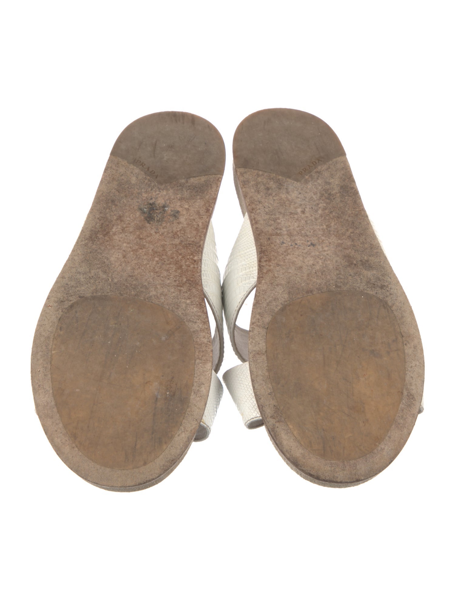 Prada Leather Slides