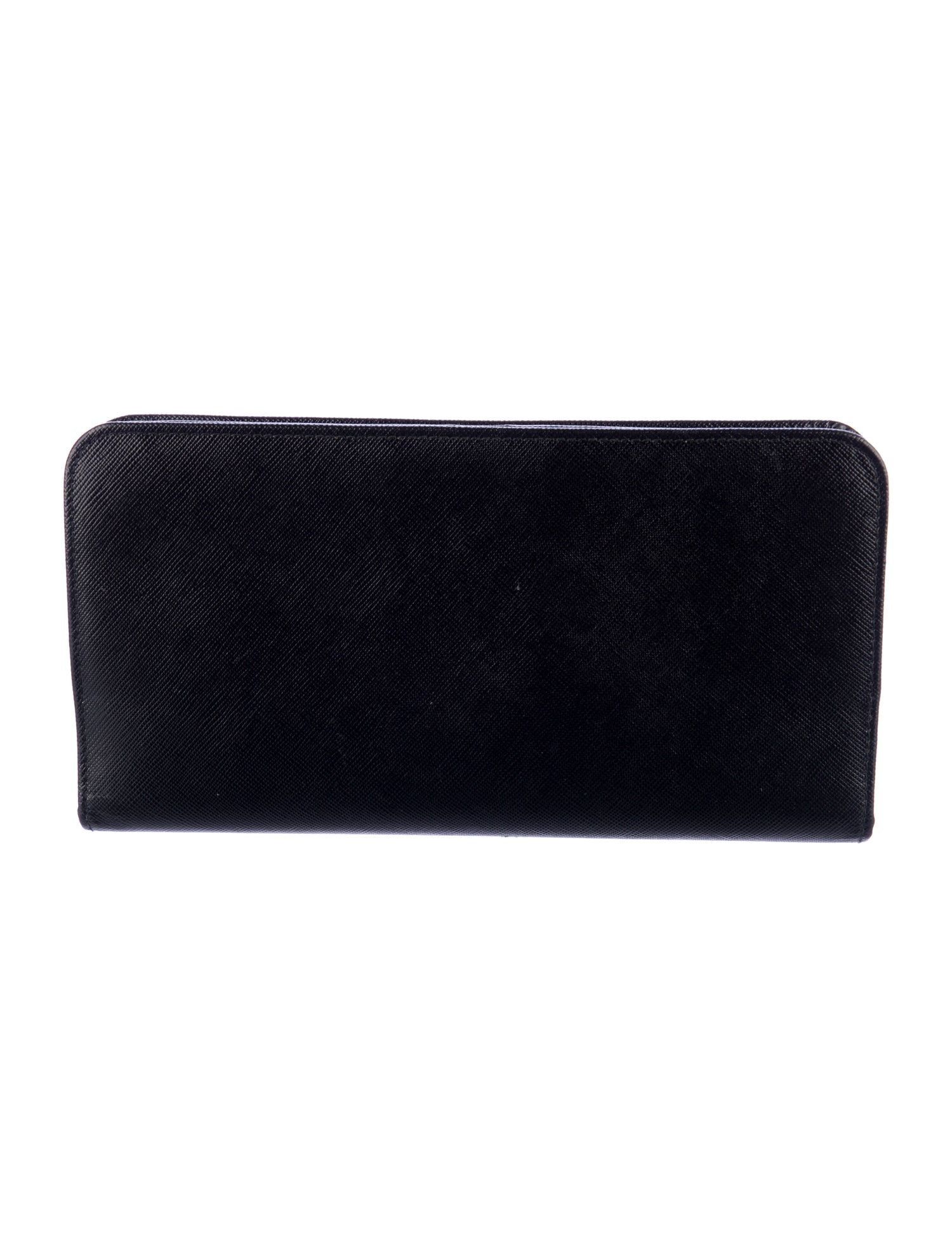 Prada Saffiano Metal Leather Continental Wallet