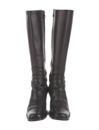 Prada Leather Riding Boots