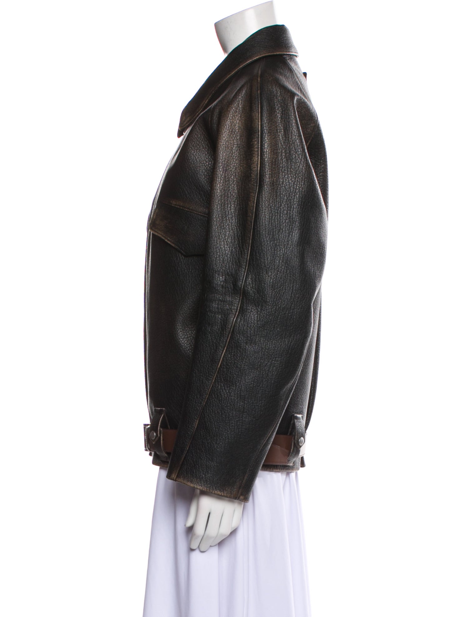 Prada 2024 Leather Biker Jacket