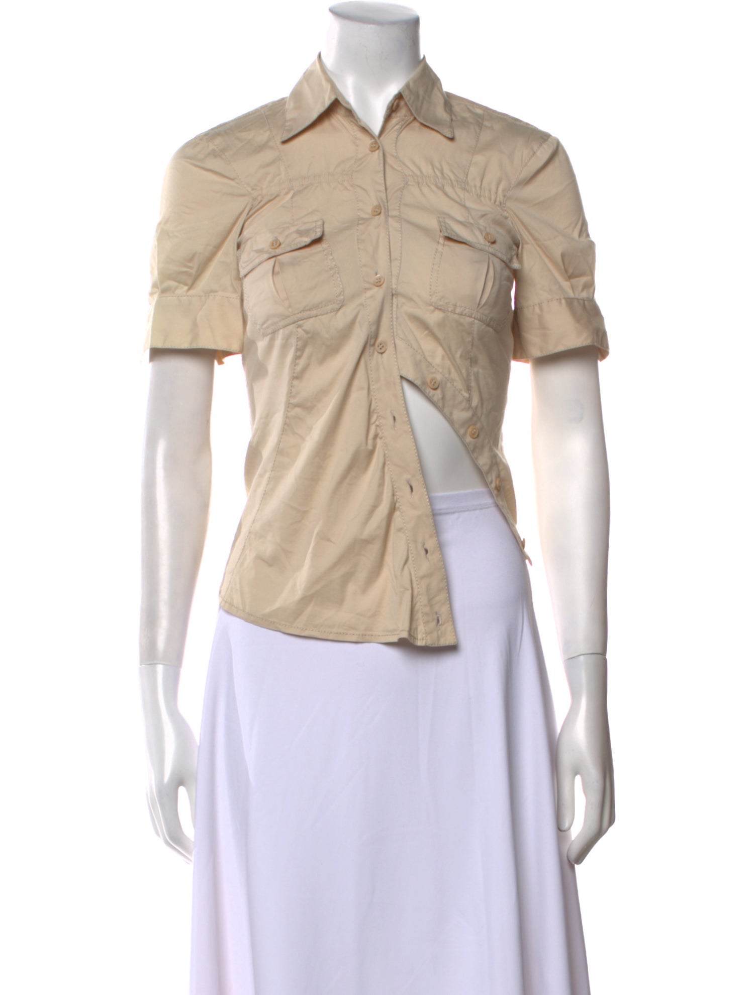 Prada Vintage 2000's Button-Up Top