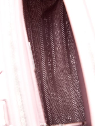 Prada Satin Galleria Double Zip Mini