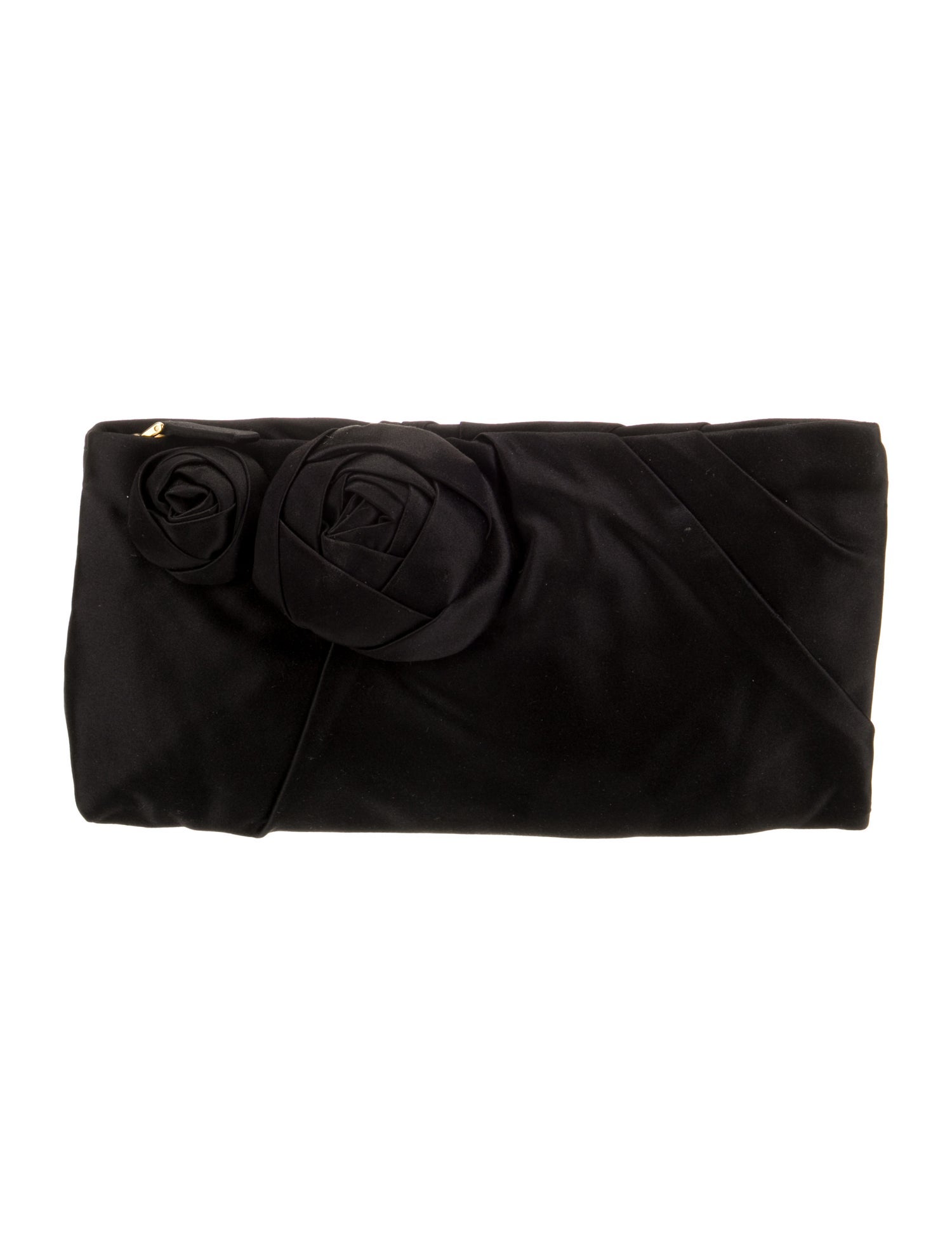 Prada Enameled Metal Triangle Clutch