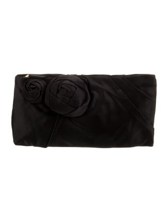 Prada Enameled Metal Triangle Clutch