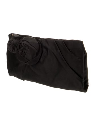 Prada Enameled Metal Triangle Clutch