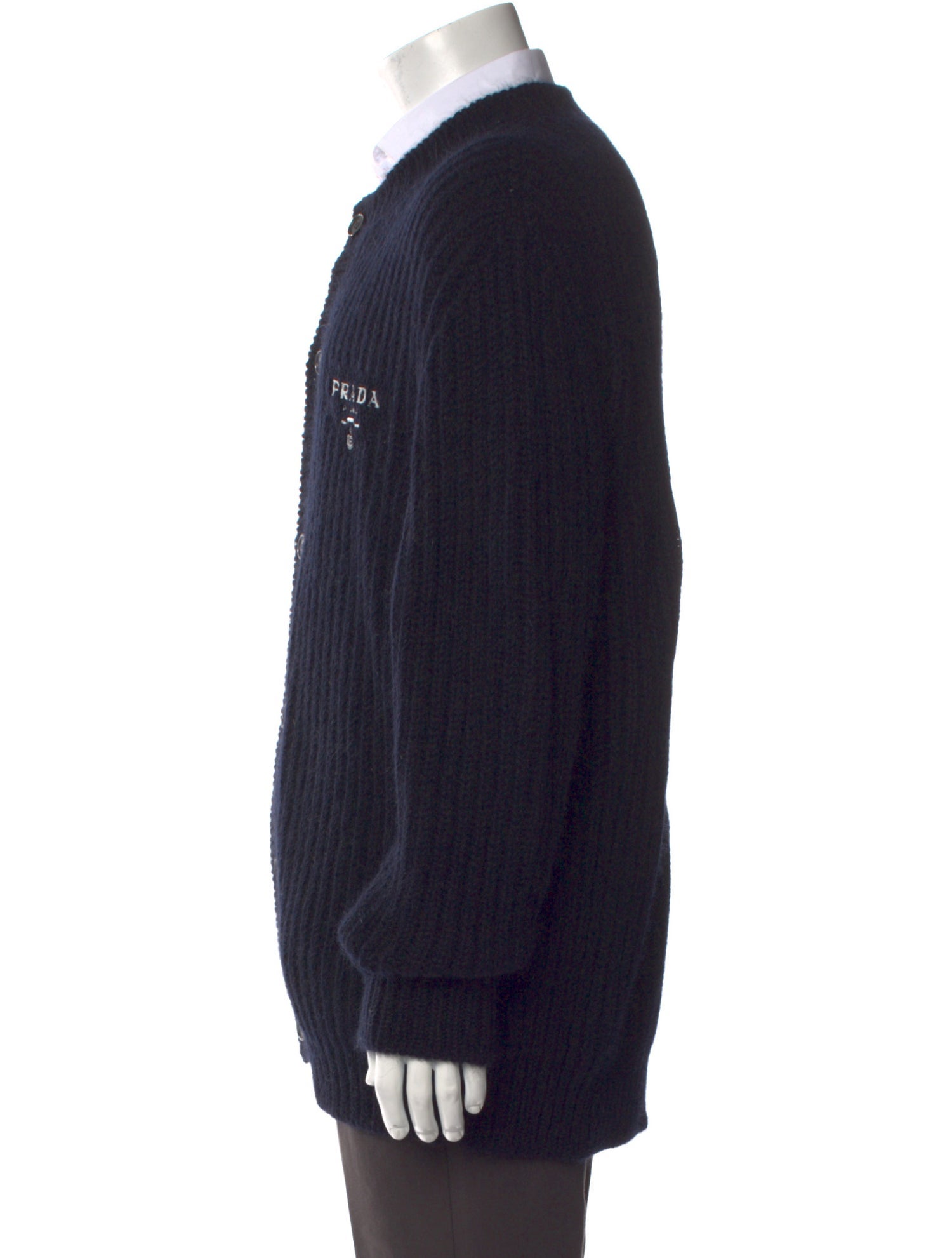 Prada 2022 Signature Logo Cardigan