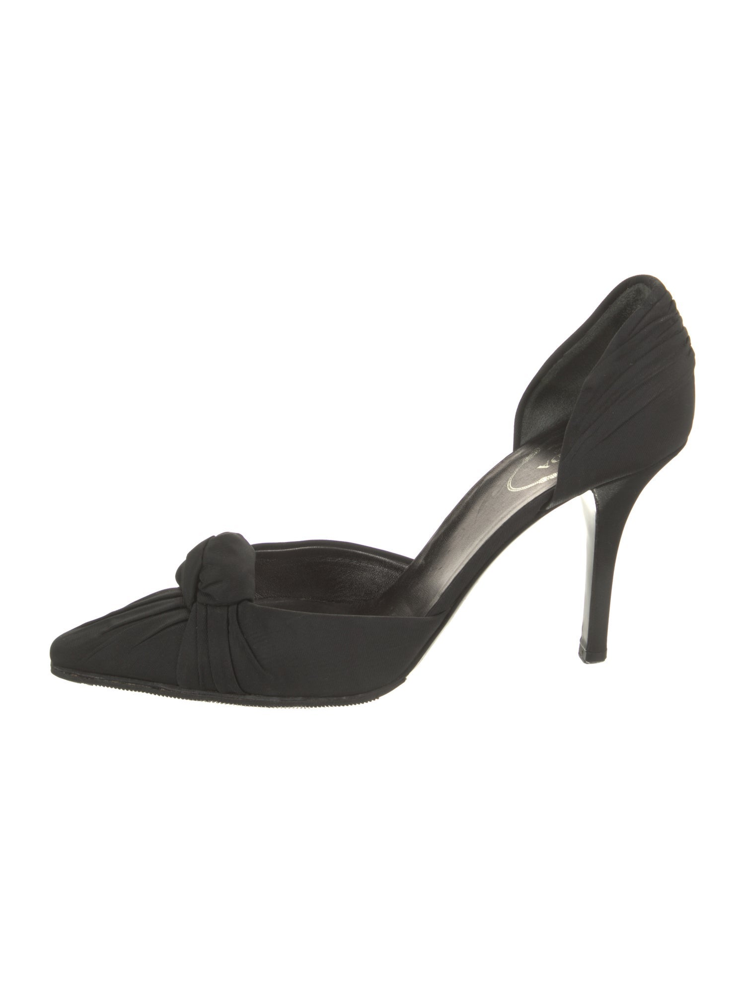 Prada Pleated Accents D'Orsay Pumps