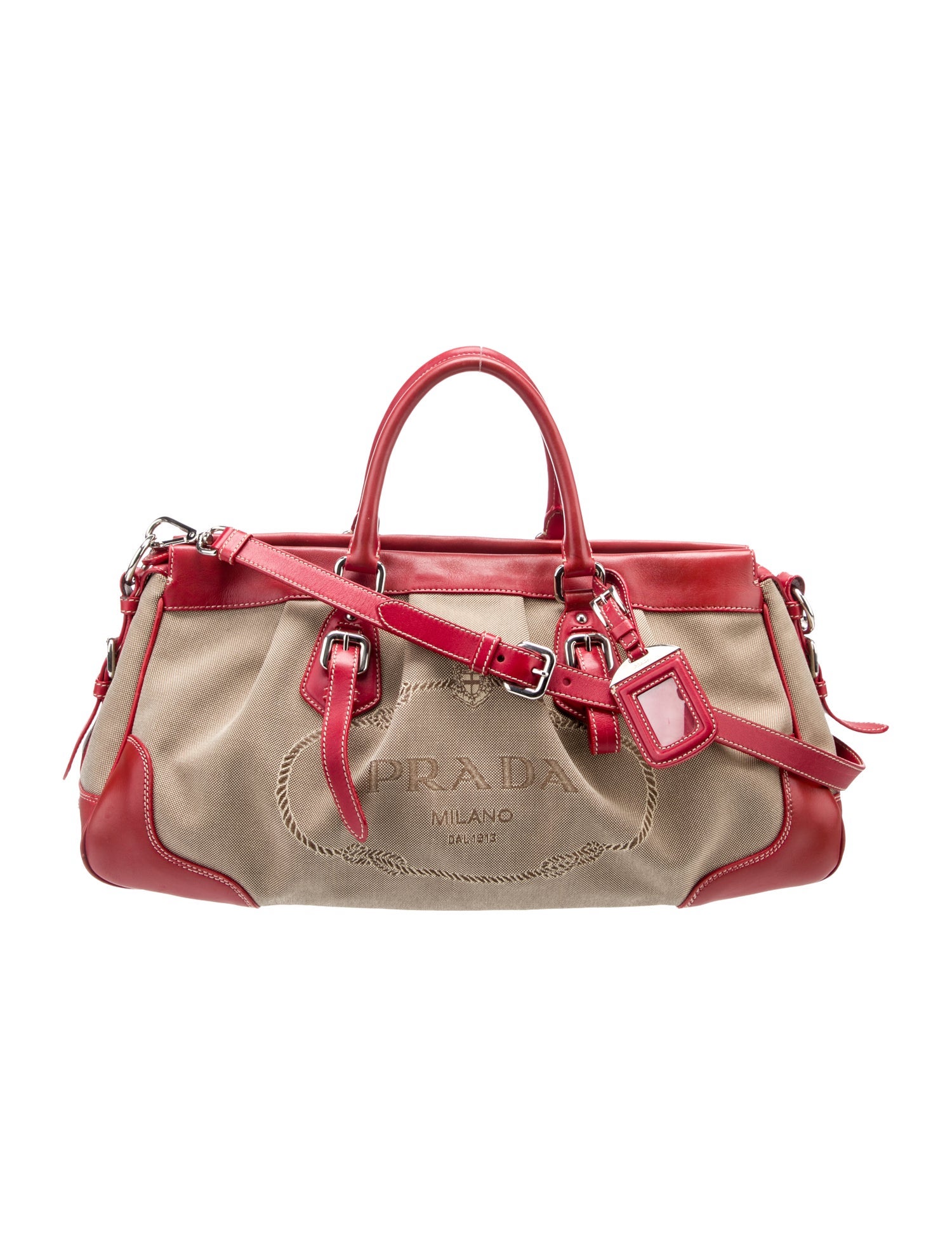 Prada Signature Top Handle Bag