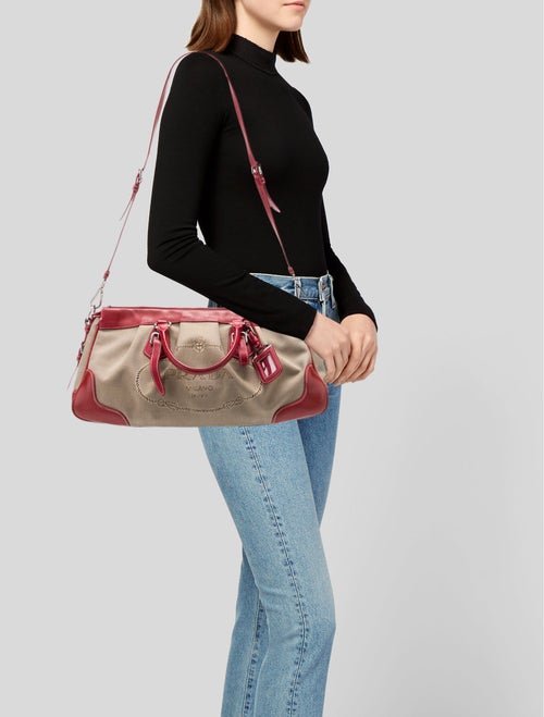 Prada Signature Top Handle Bag