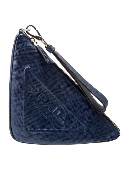 Prada Saffiano Cuir Leather Clutch