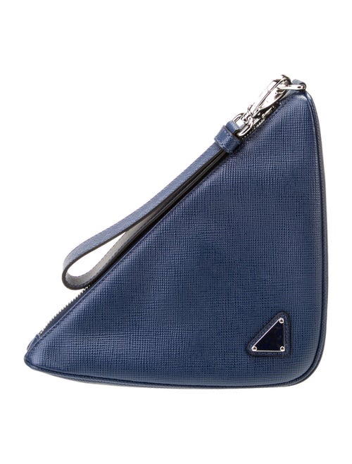 Prada Saffiano Cuir Leather Clutch