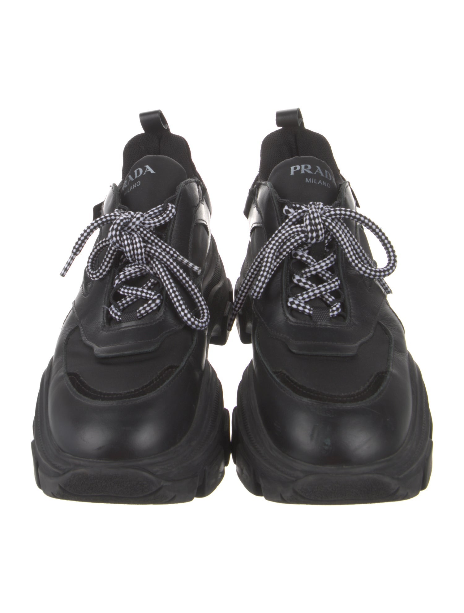 Prada Leather Chunky Sneakers