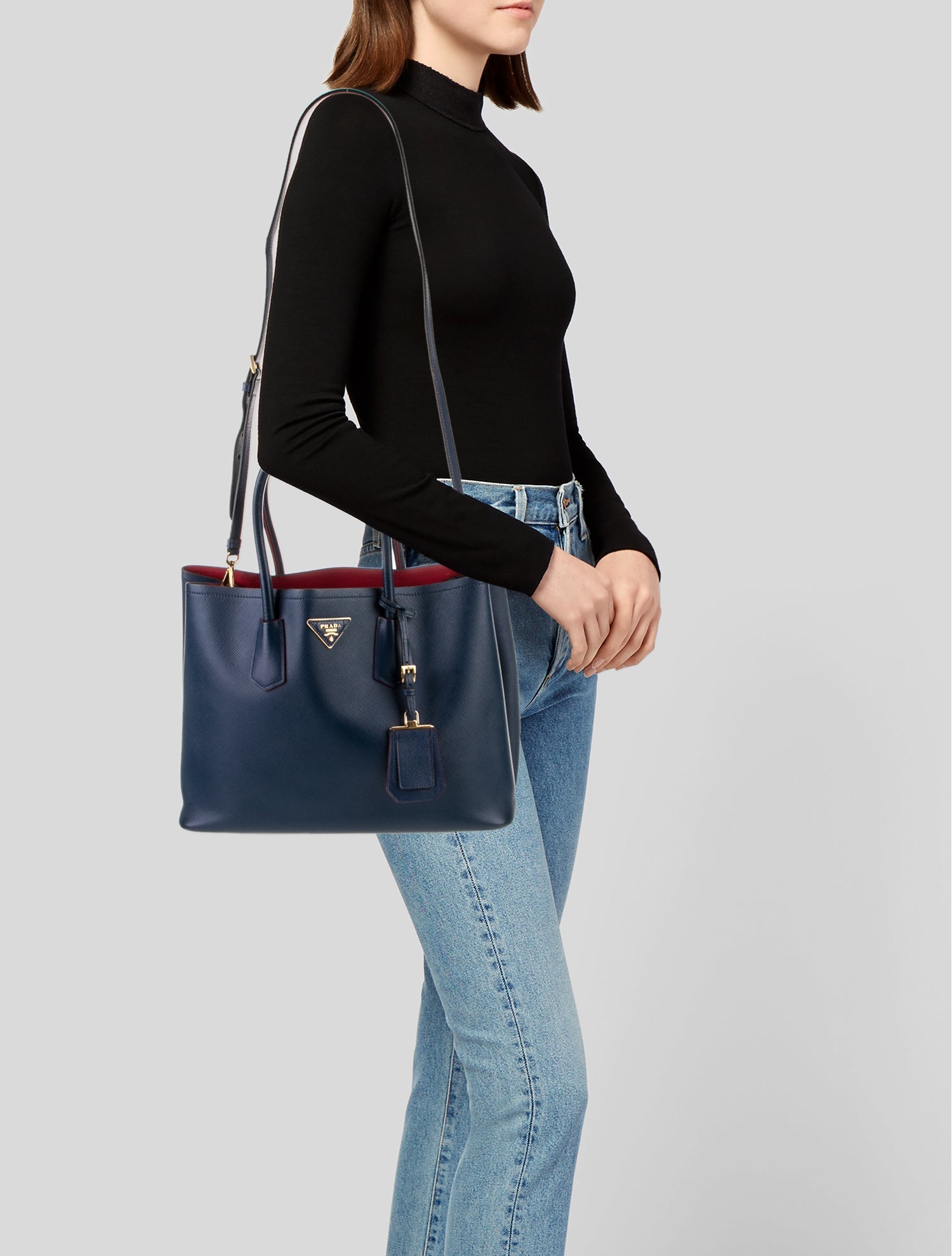 Prada Signature Double Medium