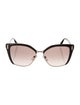 Prada Oversize Gradient Sunglasses